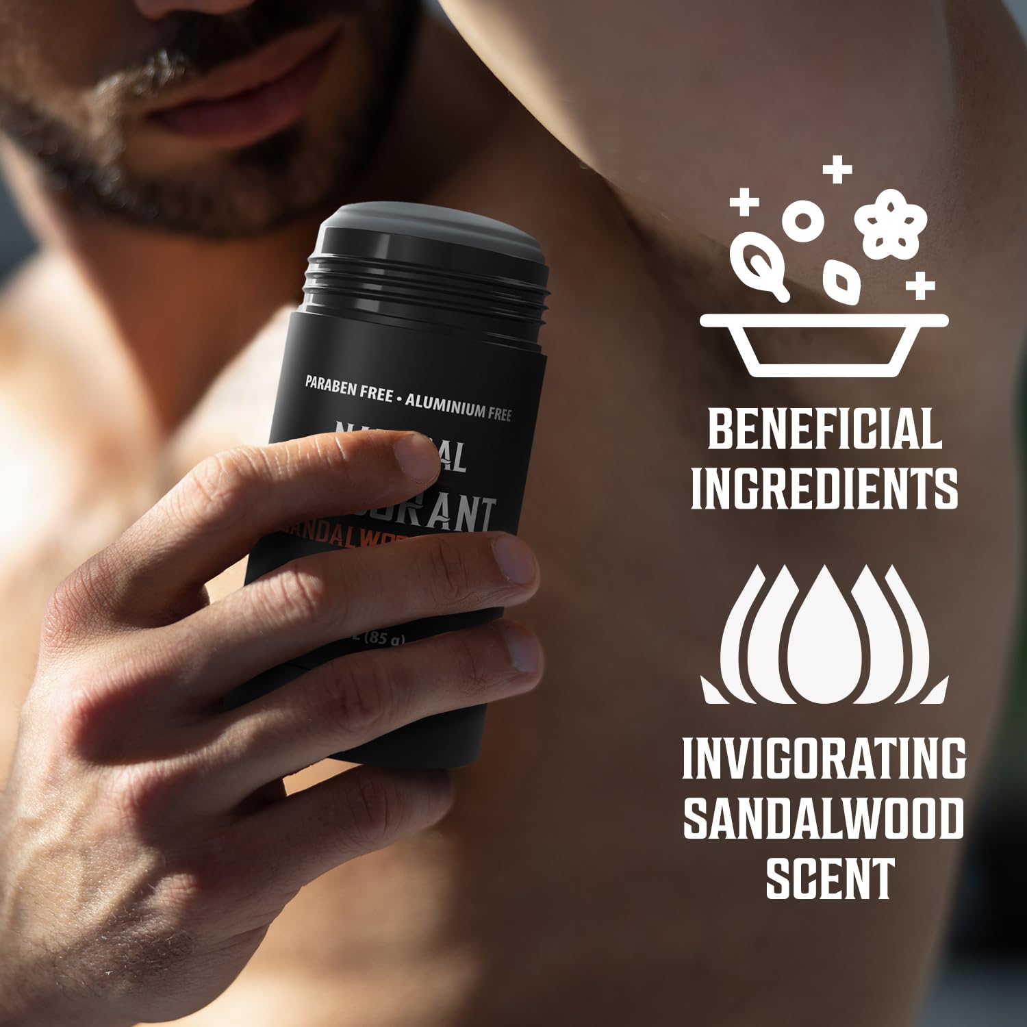 Viking Revolution Sandalwood Natural Deodorant for Men - With Shea Butter, Coconut Oil, Baking Soda, Beeswax - Aluminum-Free Charcoal Deodorant (3oz)-4