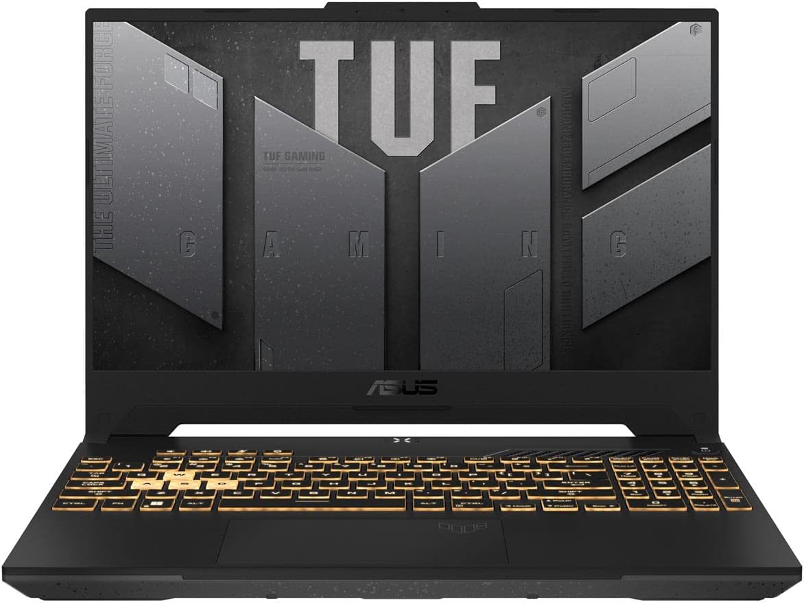 ASUS TUF Gaming F15 (2022) Gaming Laptop, 15.6” FHD 144Hz Display, GeForce RTX 3050, Intel Core i5-12500H, 16GB DDR4, 512GB PCIe SSD, Wi-Fi 6, Windows 11, FX507ZC-ES53,Mecha Gray-0