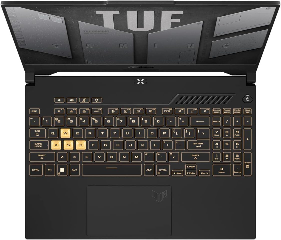 ASUS TUF Gaming F15 (2022) Gaming Laptop, 15.6” FHD 144Hz Display, GeForce RTX 3050, Intel Core i5-12500H, 16GB DDR4, 512GB PCIe SSD, Wi-Fi 6, Windows 11, FX507ZC-ES53,Mecha Gray-1