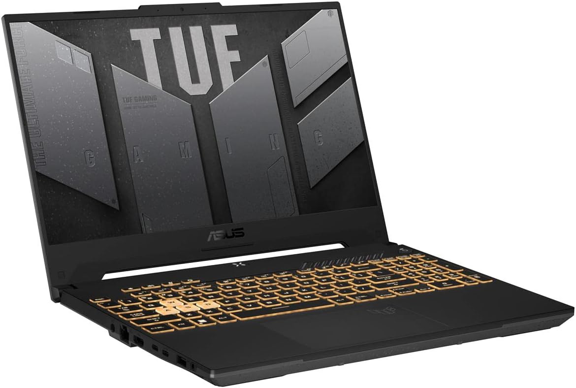 ASUS TUF Gaming F15 (2022) Gaming Laptop, 15.6” FHD 144Hz Display, GeForce RTX 3050, Intel Core i5-12500H, 16GB DDR4, 512GB PCIe SSD, Wi-Fi 6, Windows 11, FX507ZC-ES53,Mecha Gray-3