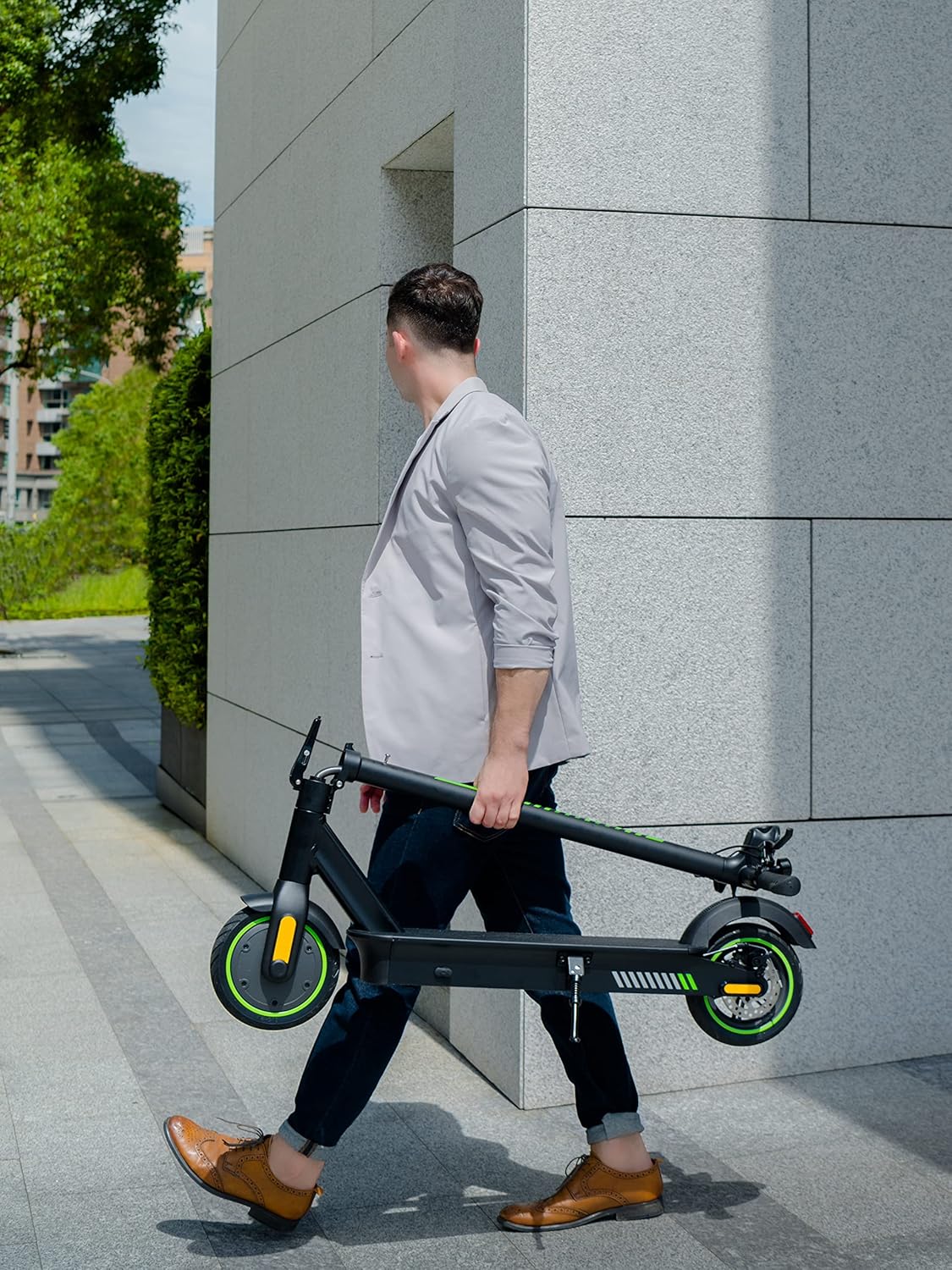 Acer ES Series 3 Electric Scooter | 250W Motor | Up to 15.5MPH | 18.6 Mile Range | 8.5” Solid Rubber Tires | Front Electronic Brake & Rear Disc Brake | W. Capacity 220lbs | eScooter Commuter (Adult)-2