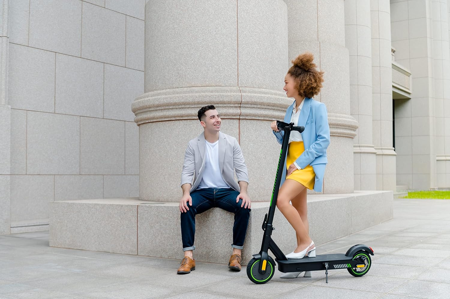 Acer ES Series 3 Electric Scooter | 250W Motor | Up to 15.5MPH | 18.6 Mile Range | 8.5” Solid Rubber Tires | Front Electronic Brake & Rear Disc Brake | W. Capacity 220lbs | eScooter Commuter (Adult)-4