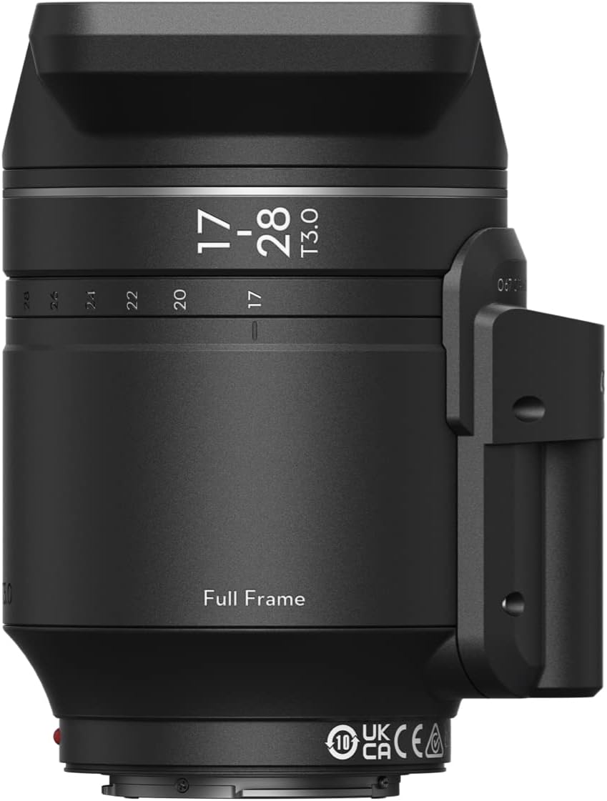 DJI DL PZ 17-28 mm T3.0 ASPH Lens, Cinema Zoom Lens with Calibration-Free Focusing, High Res from Center to Edge, 0.19m Minimum Object Distance, 520g Lightweight Body, Compatible with Ronin 4D-1