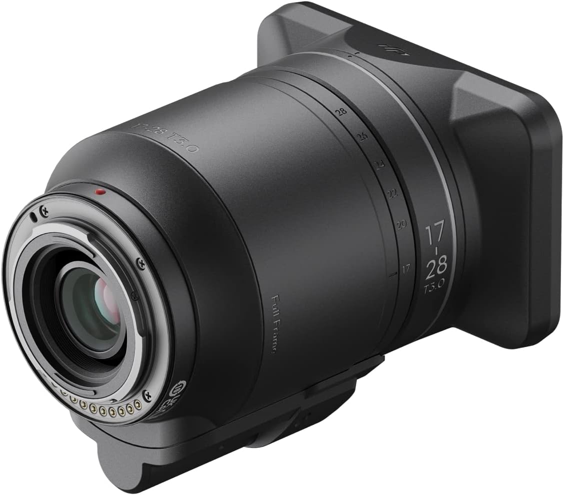 DJI DL PZ 17-28 mm T3.0 ASPH Lens, Cinema Zoom Lens with Calibration-Free Focusing, High Res from Center to Edge, 0.19m Minimum Object Distance, 520g Lightweight Body, Compatible with Ronin 4D-4