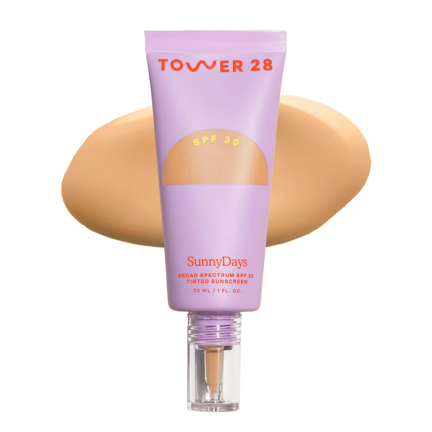 Tower 28 Beauty SunnyDays SPF 30 Tinted Sunscreen For Sensitive Skin - 2-in-1 Facial Broad Spectrum UVA/UVB Protection + Foundation - Shade 20 MULHOLLAND- Light with Golden Neutral Undertones, 1 Fl Oz-0