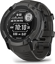 Garmin Instinct 2X Solar, Rugged GPS Smartwatch, Built-in Flashlight, Solar Charging Capability, Multi-Band GNSS, Graphite