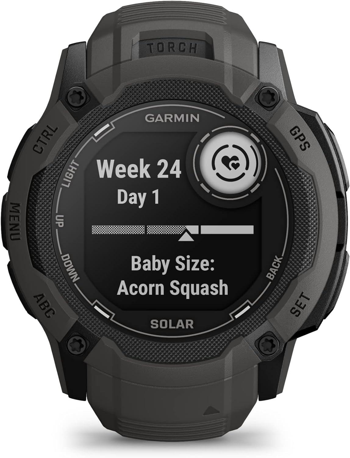 Garmin Instinct 2X Solar, Rugged GPS Smartwatch, Built-in Flashlight, Solar Charging Capability, Multi-Band GNSS, Graphite-2