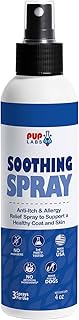 Soothing Spray - Natural Moisturizer Flushes Out Root Cause of Itching and Scratching - Hot Spot Relief for Dogs with BioFlavin Extract - Made for All Dogs and in The USA, 4 Fluid Ounces