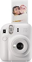 Fujifilm Instax Mini 12 Instant Film Camera, Clay White