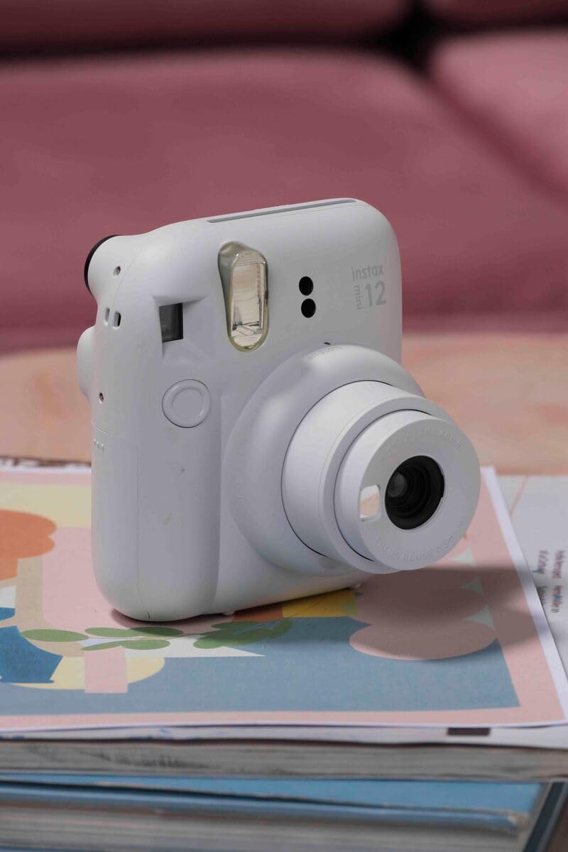 Fujifilm Instax Mini 12 Instant Film Camera, Clay White-8