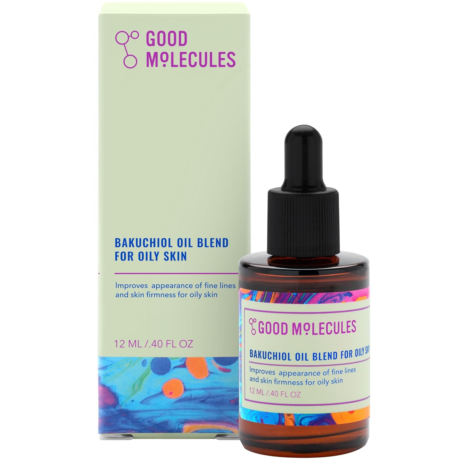 Good Molecules Bakuchiol Oil for Oily Skin - Moisturizing, Anti-Aging, Facial Oil - Natural Skincare for Face with Rosehip and Baobab Oil-0