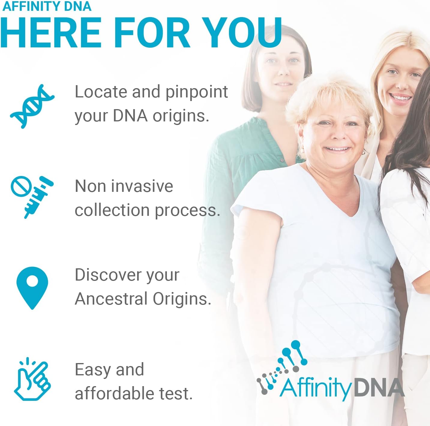 GPS Origins Ancestry DNA Testing Kit | Pinpoint Your Genetic Genealogy | at-Home Sample Collection Cheek Swab Kit | Results in 4-6 Weeks | A Complete Kit with No Extra Fees-1