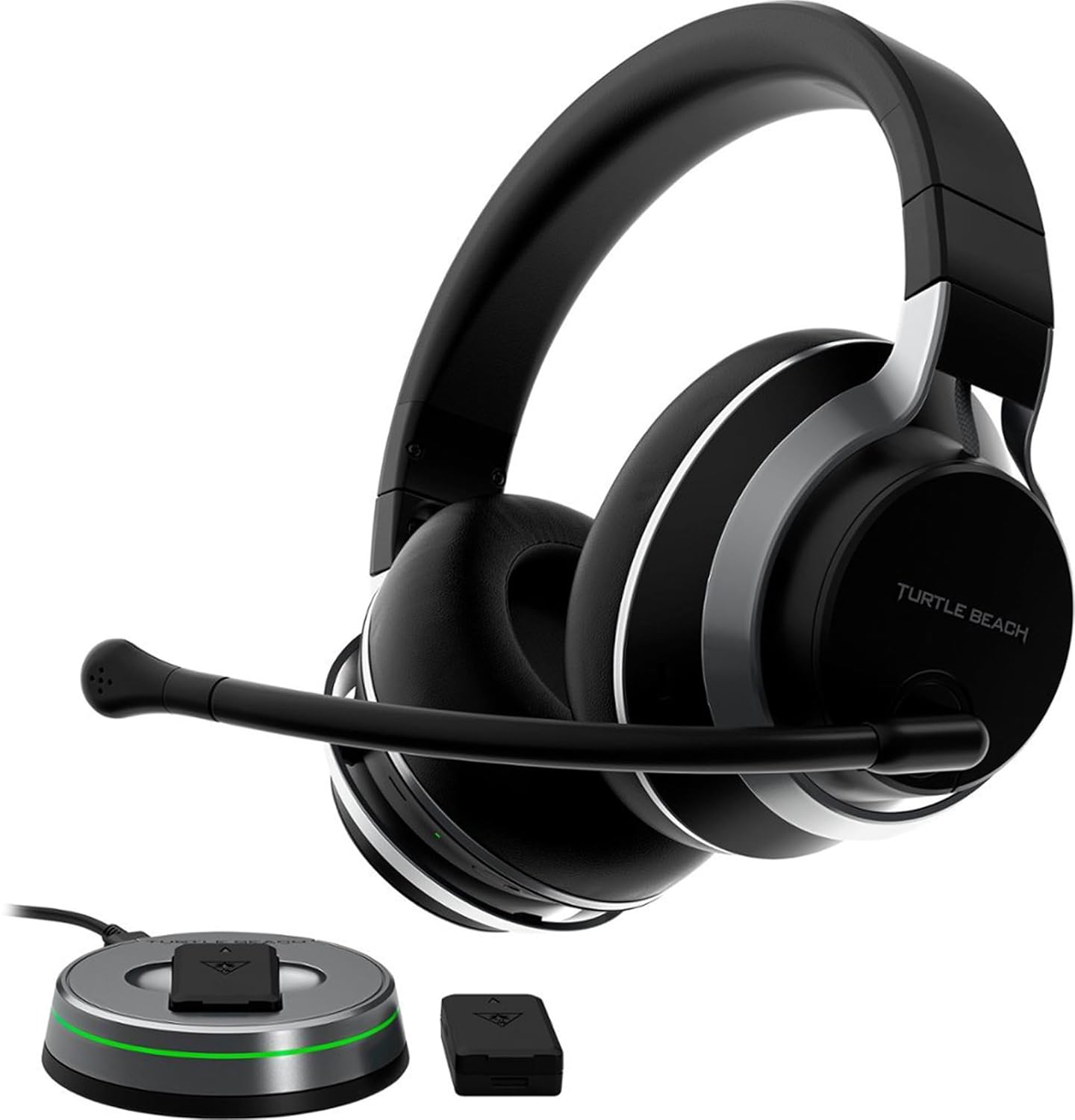 Turtle Beach Stealth Pro Multiplatform Wireless Noise-Cancelling Gaming Headset for Xbox Series X|S, Xbox One, PS5, PS4, PC, Mac, Switch, & Mobile – 50mm Speakers, Bluetooth, Dual Batteries – Black-3