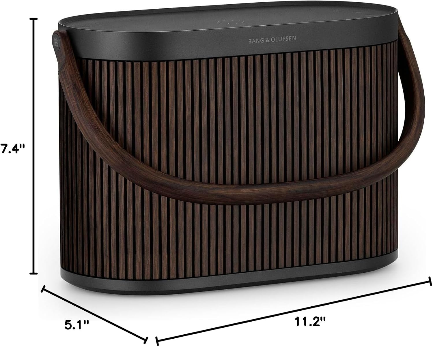 Bang & Olufsen Beosound A5 - Portable Bluetooth Speaker with Wi-Fi Connection, Carry-Strap, Dark Oak-17