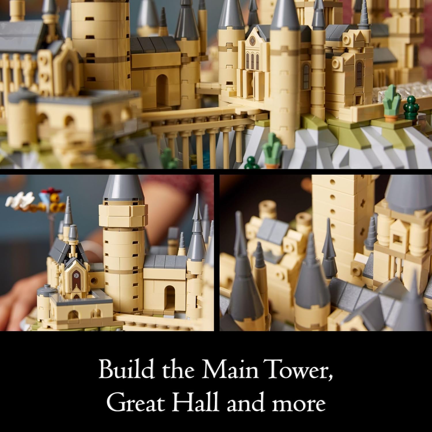 LEGO Harry Potter Hogwarts Castle and Grounds 76419 Building Set, Gift Idea for Adults, Buildable Display Model, Collectible Harry Potter Playset, Recreate Iconic Scenes from The Wizarding World-2