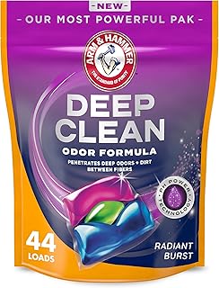 Arm & Hammer Deep Clean Odor Formula Laundry Detergent Power Paks, 44 ct.