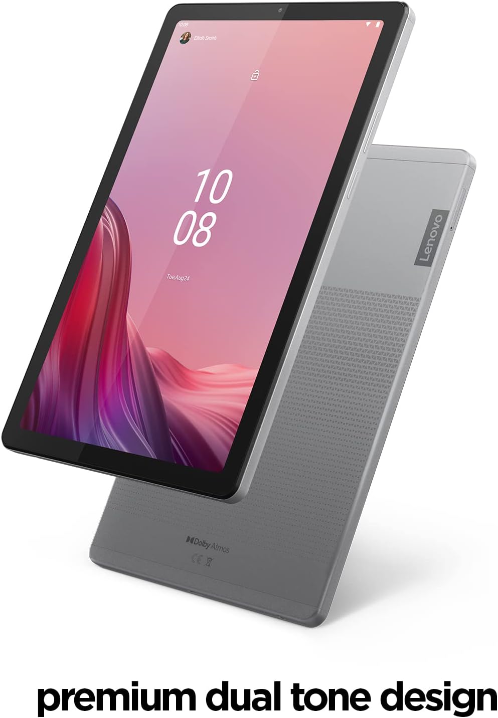 Lenovo Tab M9-2023 - Tablet - Long Battery Life - 9" HD - Front 2MP & Rear 8MP Camera - 3GB Memory - 32GB Storage - Android 12 or Later - Folio Case Included,Gray-1