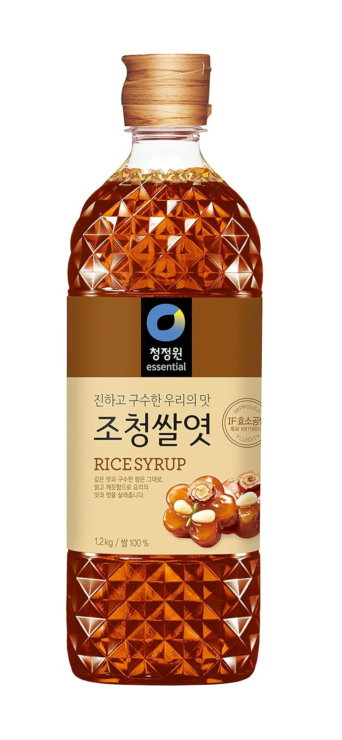 Chung Jung One O'Food Korean Cooking Malt Syrup, Oligo Syrup, Korean Pantry Staple Essentials (Rice Syrup, 1.2kg)-0