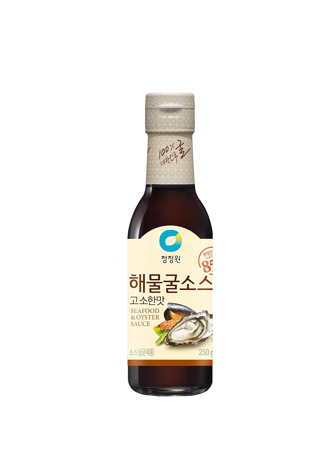 Chung Jung One O'Food Premium Oyster Sauce, Savory Flavor, Perfect for Stir-Fry and Stews (Seafood, 250g)-0