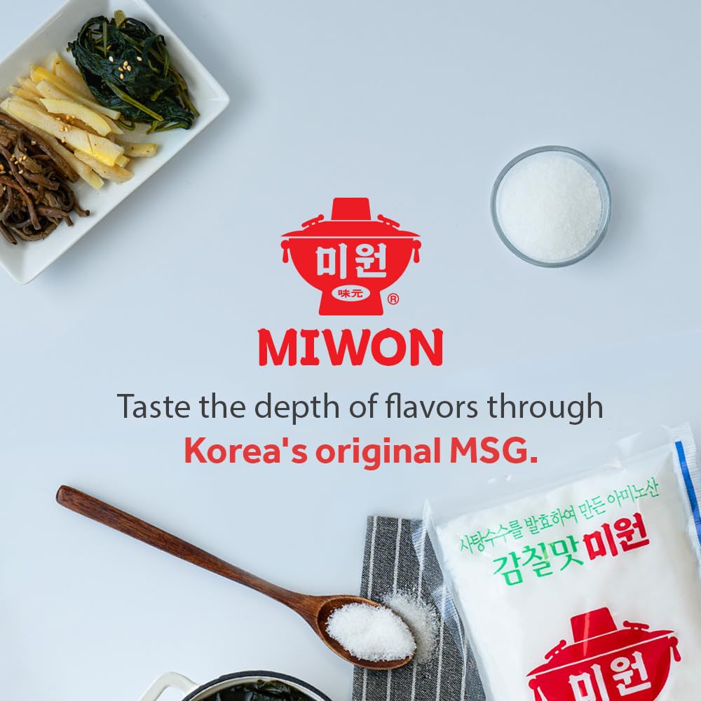 Chung Jung One Miwon MSG Seasoning, 2.2 lbs, TikTok Viral Cucumber MSG, Monosodium Glutamate Powder-1