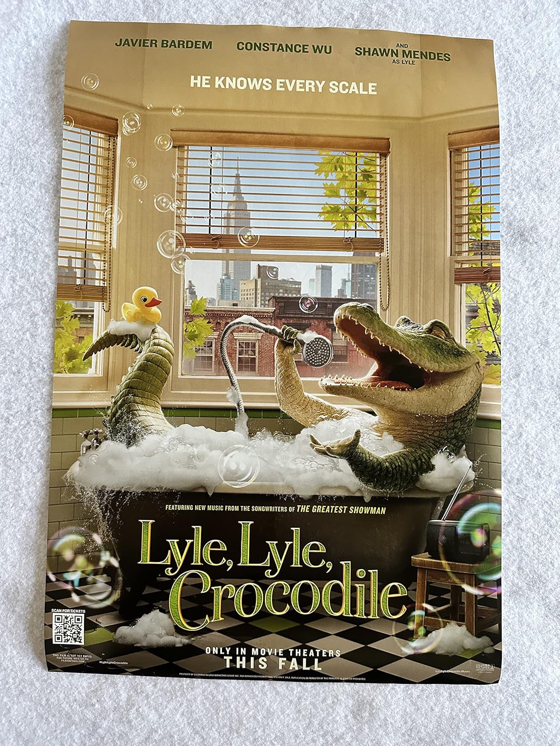 LYLE, LYLE CROCODILE - 27"X40" D/S Original Movie Poster One Sheet 2022-0