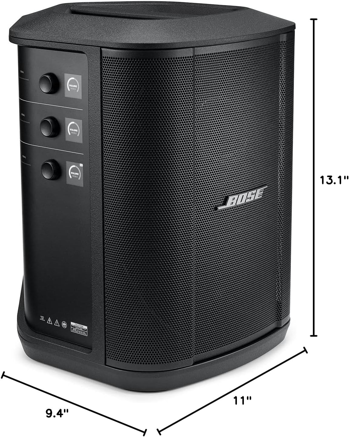 Bose NEW S1 Pro+ All-in-one Powered Portable Bluetooth Speaker Wireless PA System, Black-6