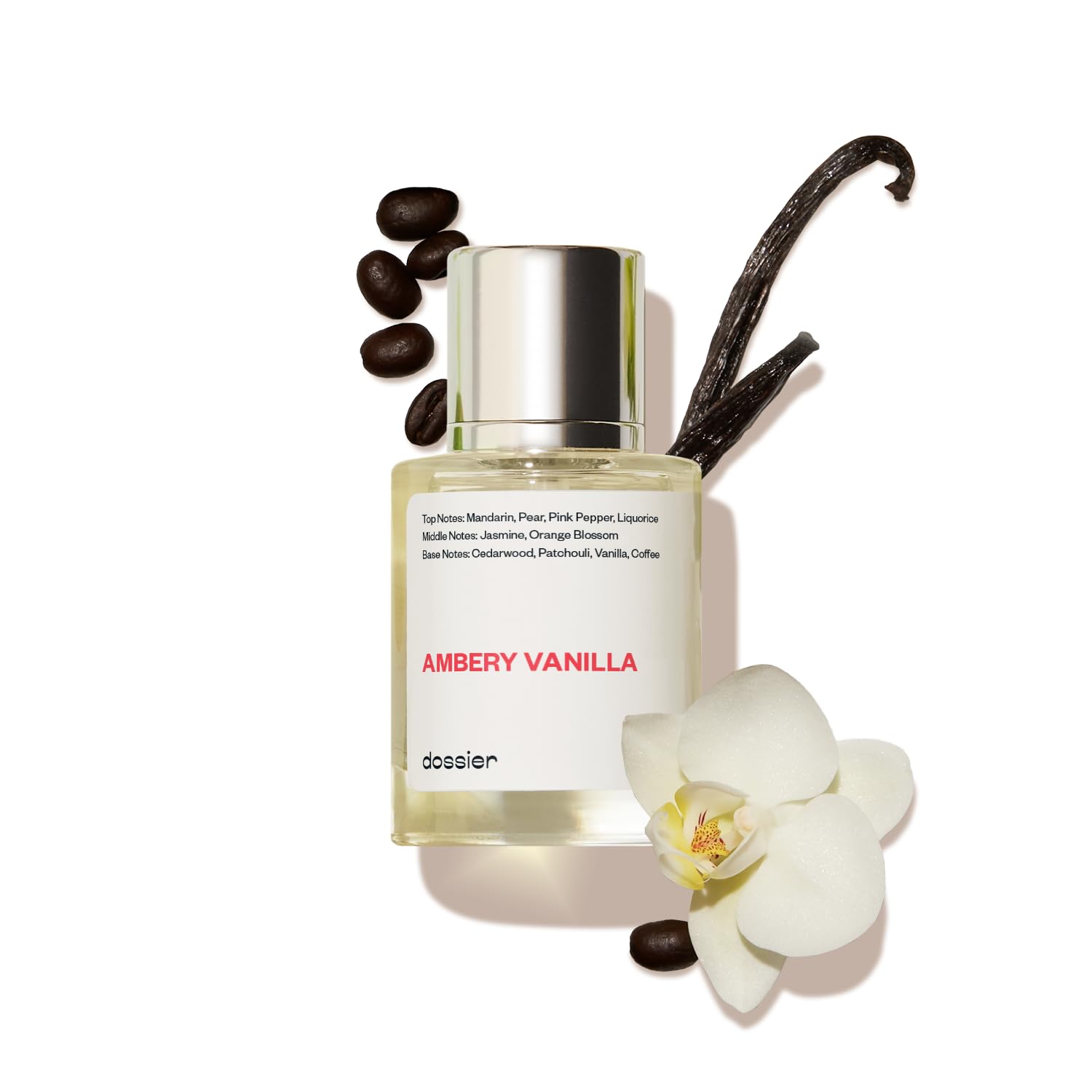 Dossier - Ambery Vanilla 1.7Oz (50ml) - Eau de Parfum - Inspired by YSL's Black Opium - Long-lasting Fragrance - Feminine-0