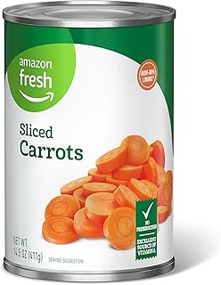 Amazon Fresh Canned Sliced Carrots, 14.5 Oz