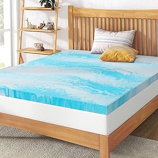 3 Inch Gel Memory Foam Mattress Topper Twin Size, CertiPUR-US Certified