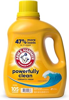 Arm & Hammer Clean Burst, 105 Loads Liquid Laundry Detergent, 105 fl oz