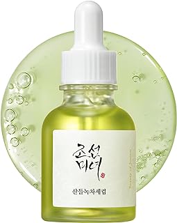 Beauty of Joseon Calming Serum Green Tea Panthenol Soothing, Moisturizing Sensitive, Acne-Prone, UV Irritated Skin, Daily Korean Skin Care for Men and Women, 30ml 1 fl.oz