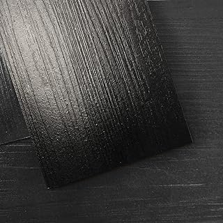 Art3d 36-Pack 54 Sq.ft Peel and Stick Floor Tiles Vinyl Plank Flooring Wood Look, Adhesive and Waterproof Tile Sticker for Bedroom, Living Room, Kitchen, RV in Black