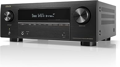 Denon AVR-X3800H 9.4-Ch Receiver - 8K UHD Home Theater AVR (105W X 9) Built-in Bluetooth, Wi-Fi & HEOS Multi-Room Streaming, Dolby Atmos, DTS:X, IMAX Enhanced & Auro 3D