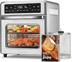 COSORI 11-in-1 Air Fryer Oven , 13Qt Small Footprint Airfryer combo with Rotisserie, Toast, Bake, Roast, Reheat Functions and more, Recipe Book & 6 Accessories Included, Perfect for Small Contertop