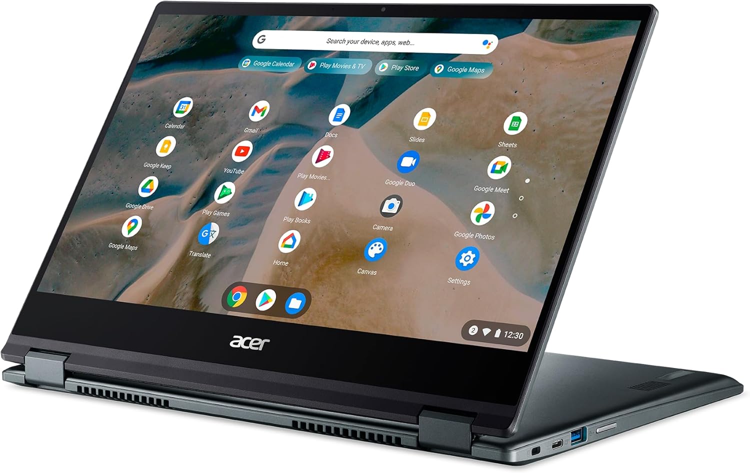 acer Chromebook Spin 514 CP514-1H-R0VX Laptop | AMD Ryzen 3 3250C | 14" FHD IPS Touch Display | 8GB DDR4 | 64GB eMMC | Wi-Fi 5 | HD Webcam | Backlit Keyboard | Chrome OS | Sleeve | Mouse | Green-13