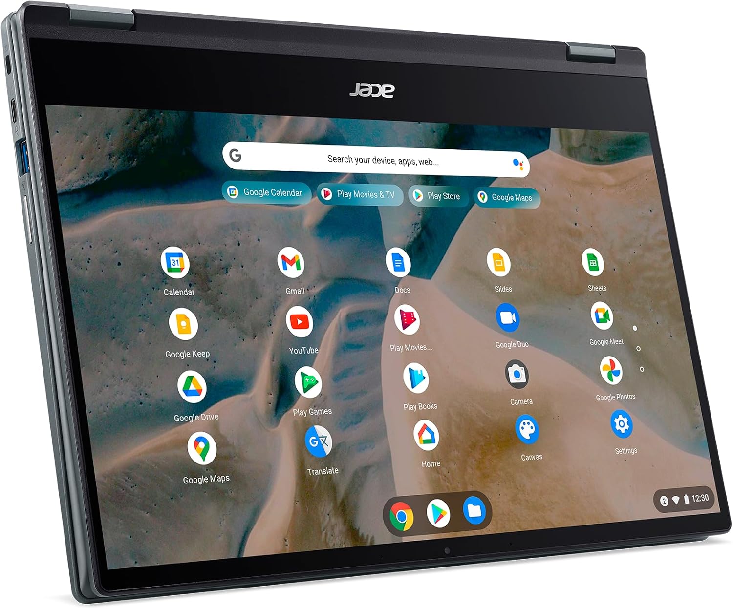 acer Chromebook Spin 514 CP514-1H-R0VX Laptop | AMD Ryzen 3 3250C | 14" FHD IPS Touch Display | 8GB DDR4 | 64GB eMMC | Wi-Fi 5 | HD Webcam | Backlit Keyboard | Chrome OS | Sleeve | Mouse | Green-14