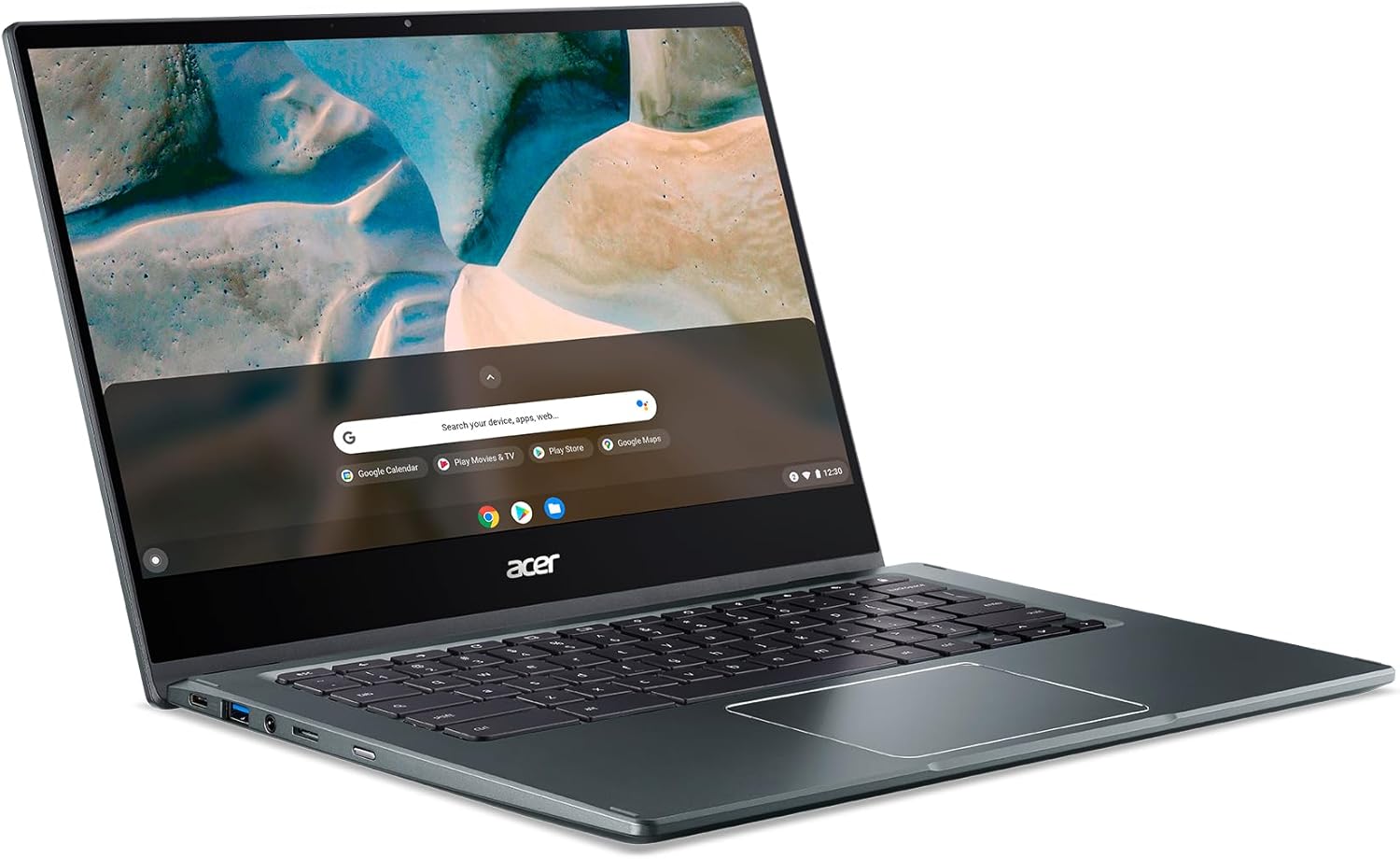 acer Chromebook Spin 514 CP514-1H-R0VX Laptop | AMD Ryzen 3 3250C | 14" FHD IPS Touch Display | 8GB DDR4 | 64GB eMMC | Wi-Fi 5 | HD Webcam | Backlit Keyboard | Chrome OS | Sleeve | Mouse | Green-17