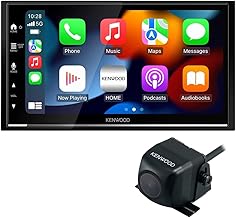 KENWOOD DMX7709S 6.8-Inch Capacitive Touch Screen, Car Stereo, CarPlay and Android Auto, Bluetooth, AM/FM Radio, MP3 Player, USB Port, Double DIN, 13-Band EQ Plus CMOS-230 Rearview Camera