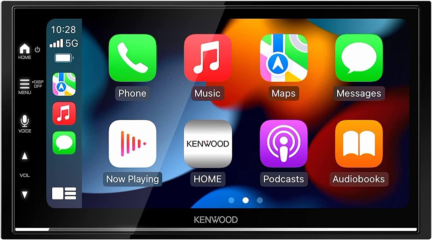 KENWOOD DMX7709S 6.8-Inch Capacitive Touch Screen, Car Stereo, CarPlay and Android Auto, Bluetooth, AM/FM Radio, MP3 Player, USB Port, Double DIN, 13-Band EQ Plus CMOS-230 Rearview Camera-1