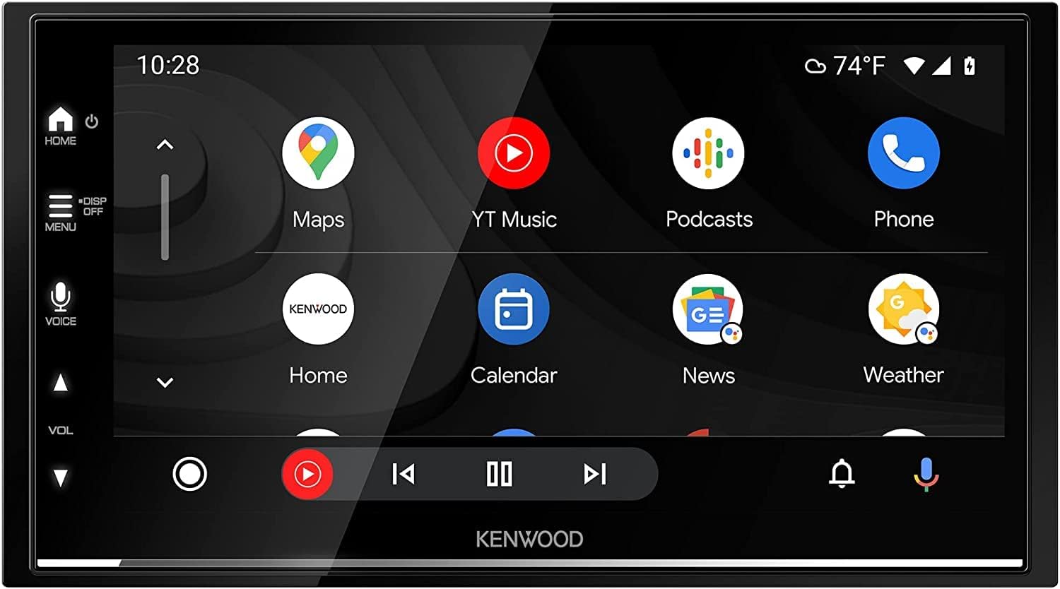 KENWOOD DMX7709S 6.8-Inch Capacitive Touch Screen, Car Stereo, CarPlay and Android Auto, Bluetooth, AM/FM Radio, MP3 Player, USB Port, Double DIN, 13-Band EQ Plus CMOS-230 Rearview Camera-2