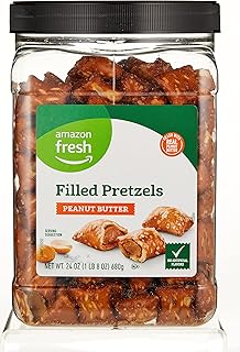 Amazon Fresh, Peanut Butter Filled Pretzels, 24 Oz