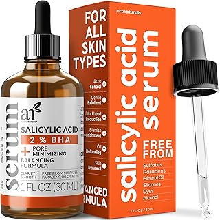 Artnaturals Salicylic acid Serum - Advanced Serum with 2% BHA - Helps control oil production- Pore Reducer - 1 oz