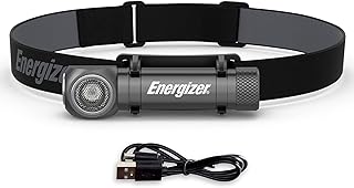 Energizer LED Headlamp Rechargeable X1000, Ultra Bright IPX4 Water Resistant Head Light, 1000 Lumen Turbo Mode, Headlamp for Outdoors, Power Outage Emergency, (USB Cable Included)