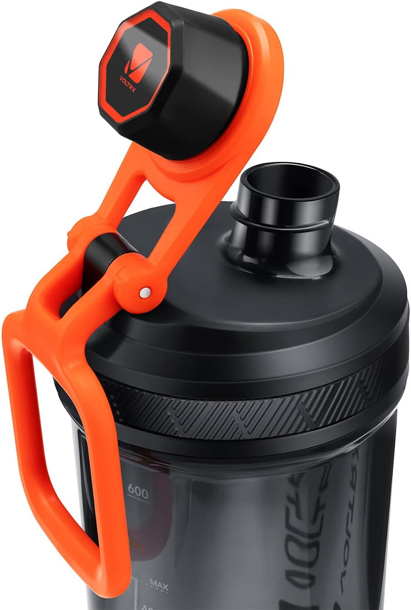 VOLTRX Electric Protein Shaker Bottle - USB Rechargeable Mixer Cup for Shakes and Meal Replacements, BPA-Free Tritan, 24oz-6