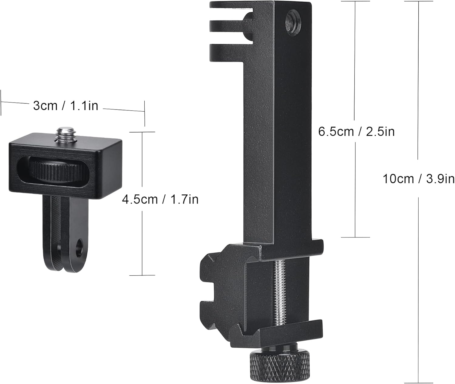 fantaseal High Precision Aluminum Alloy Cell Phone Smartphone Gun Clamp Mount Picatinny Rail Holder Airsoft Hunting FPV Video Recording Kit for iPhone YouTube Tiktok Vlogging-5