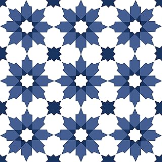 FloorPops Zellige Peel & Stick Floor Tiles, Blue