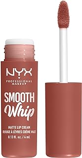 NYX PROFESSIONAL MAKEUP Smooth Whip Matte Lip Cream, Long Lasting, Moisturizing, Vegan Liquid Lipstick - Teddy Fluff (Midtone Pinky Brown)