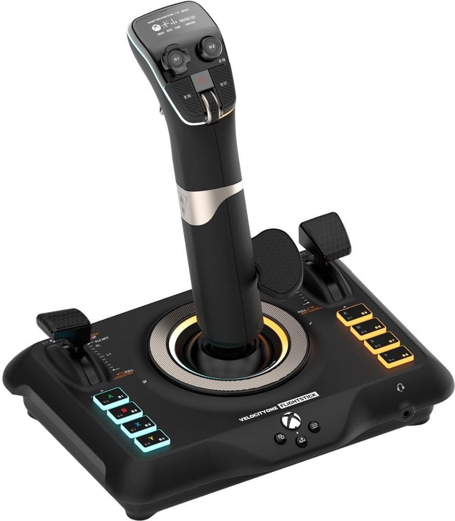 Turtle Beach VelocityOne Flightstick Universal Simulation Controller Joystick for Air & Space Combat Simulation - Xbox Series X, Xbox Series S, Xbox One, Windows 10, and Windows 11 PCs-3