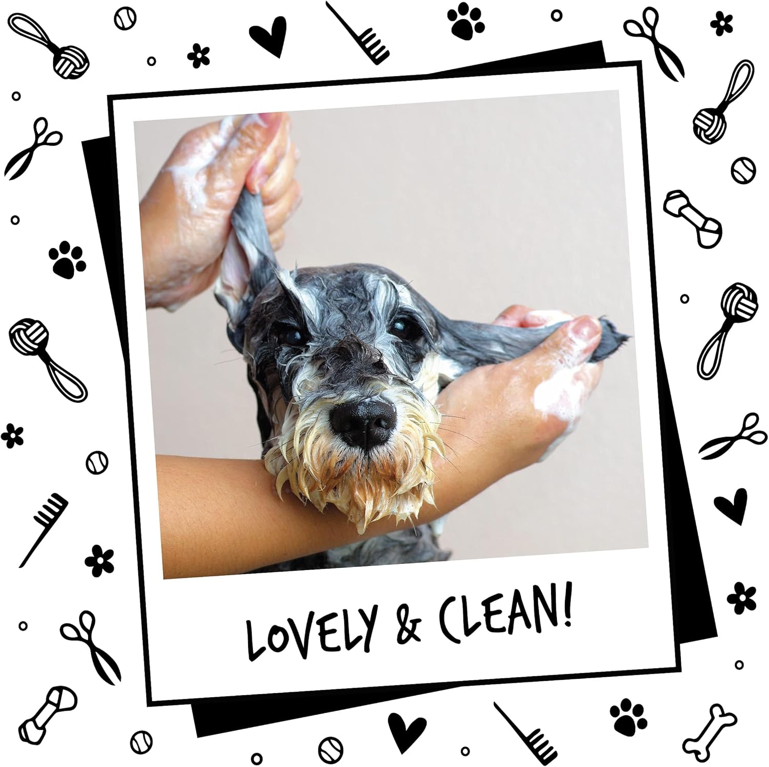 Dog Shampoo Luxury 2 in 1 Papaya & Coconut dog grooming shampoo products for smelly dogs with fragrance, best puppy shampoo, professional groom Vegan pet shampoo & conditioner-8