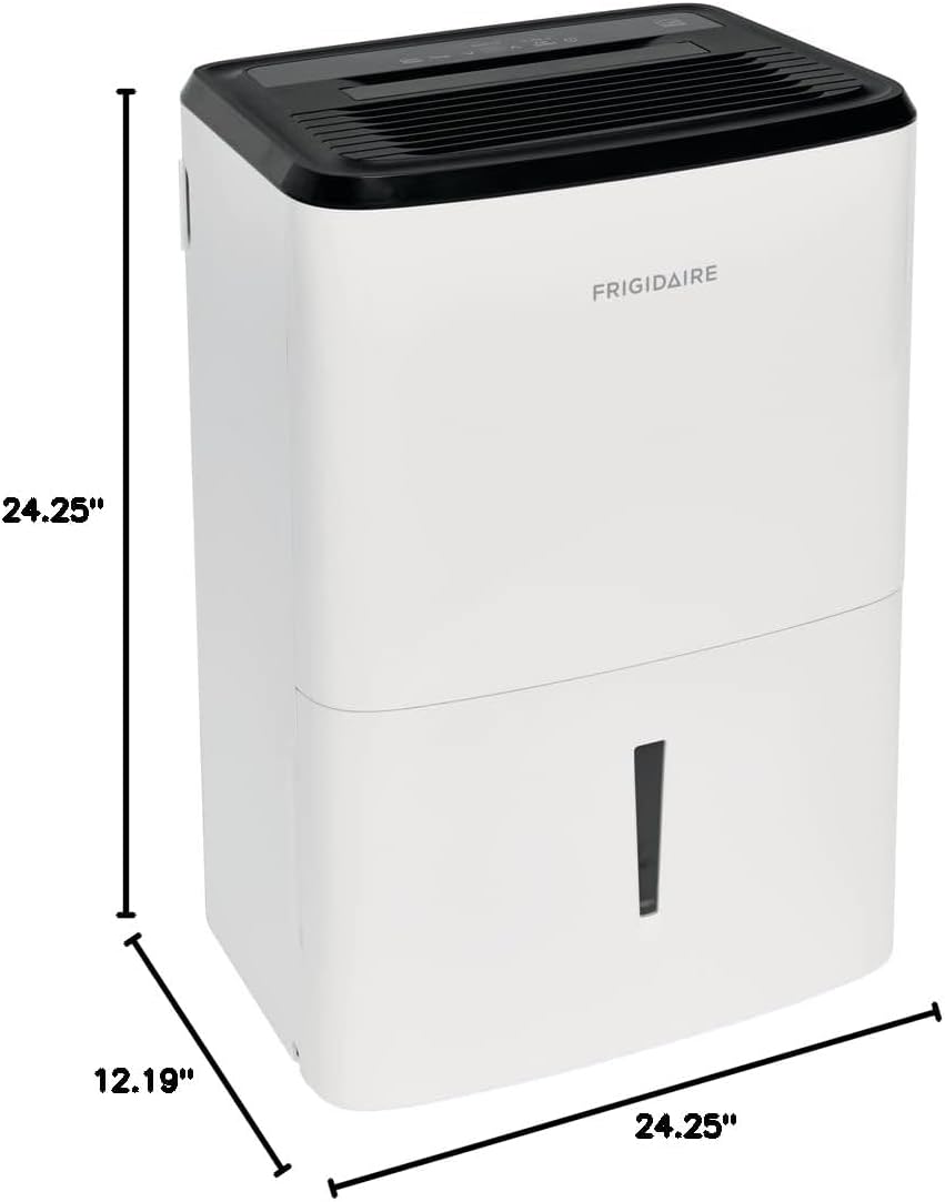 Frigidaire 35 Pint Dehumidifier, 3,000 Square Foot Coverage, 1.7 Gallon Bucket Capacity, Continuous Drain Option-12